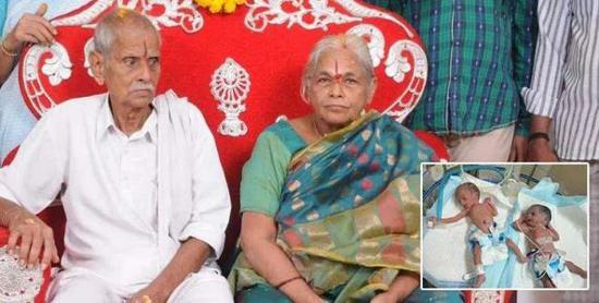 زن 74 ساله هندی دوقلو به دنیا آورد!