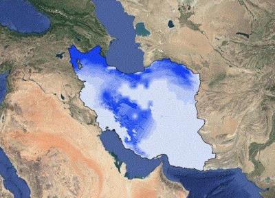 نقشه ماهواره ای رطوبت خاک در ایران منتشر شد