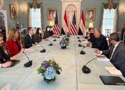 رایزنی وزیر خارجه مصر با مقامات آمریکایی